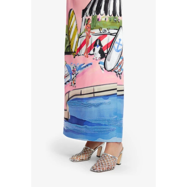 Premium linen maxi dress
