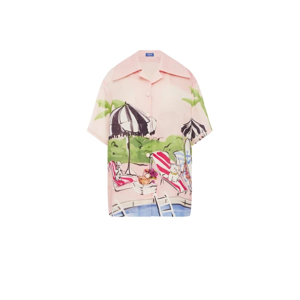 Leo Lin Pink Tops This charming