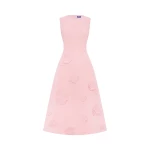 Leo Lin Pink Dresses Premium sleeveless midi dress