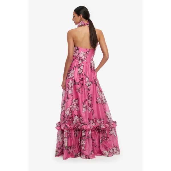 Exclusive LEO LIN Magnolia Print in Pink
