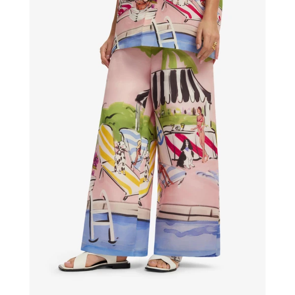 Premium silk pants