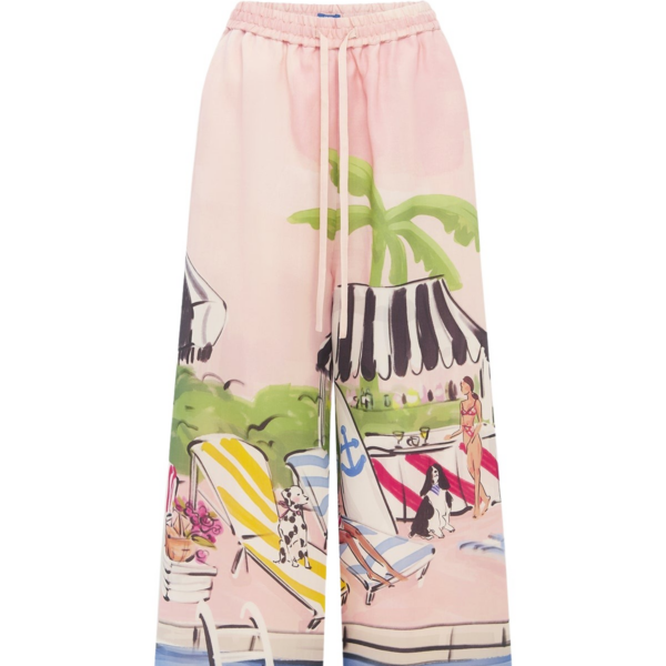 Leo Lin Pink Pants This charming
