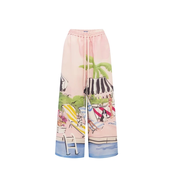 Leo Lin Pink Pants This charming