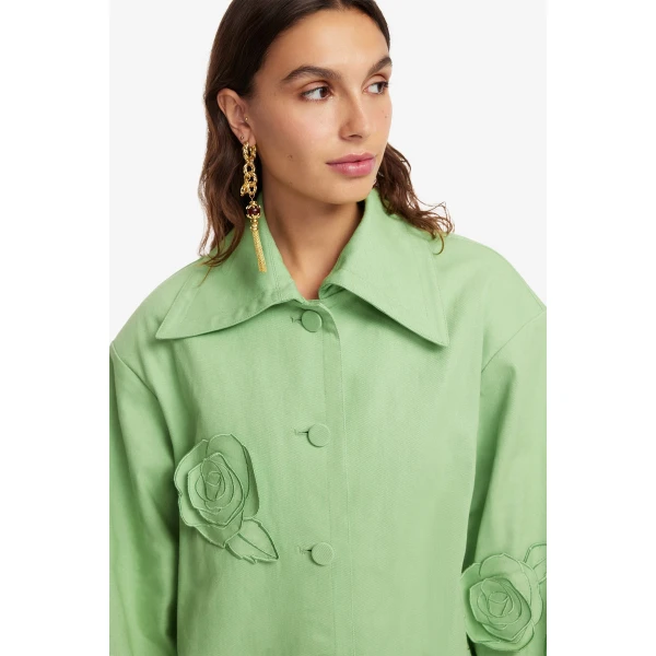 Oversized silhouette - Appliqué Jacket from Coveti