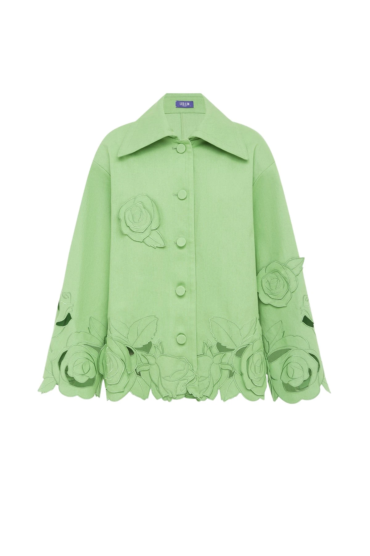 Leo-Lin-Jayna76218_nobg Leo Lin Green Jackets Premium cotton jacket