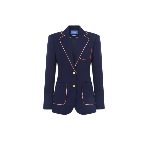 Leo Lin Blue Jackets Premium tailored blazer