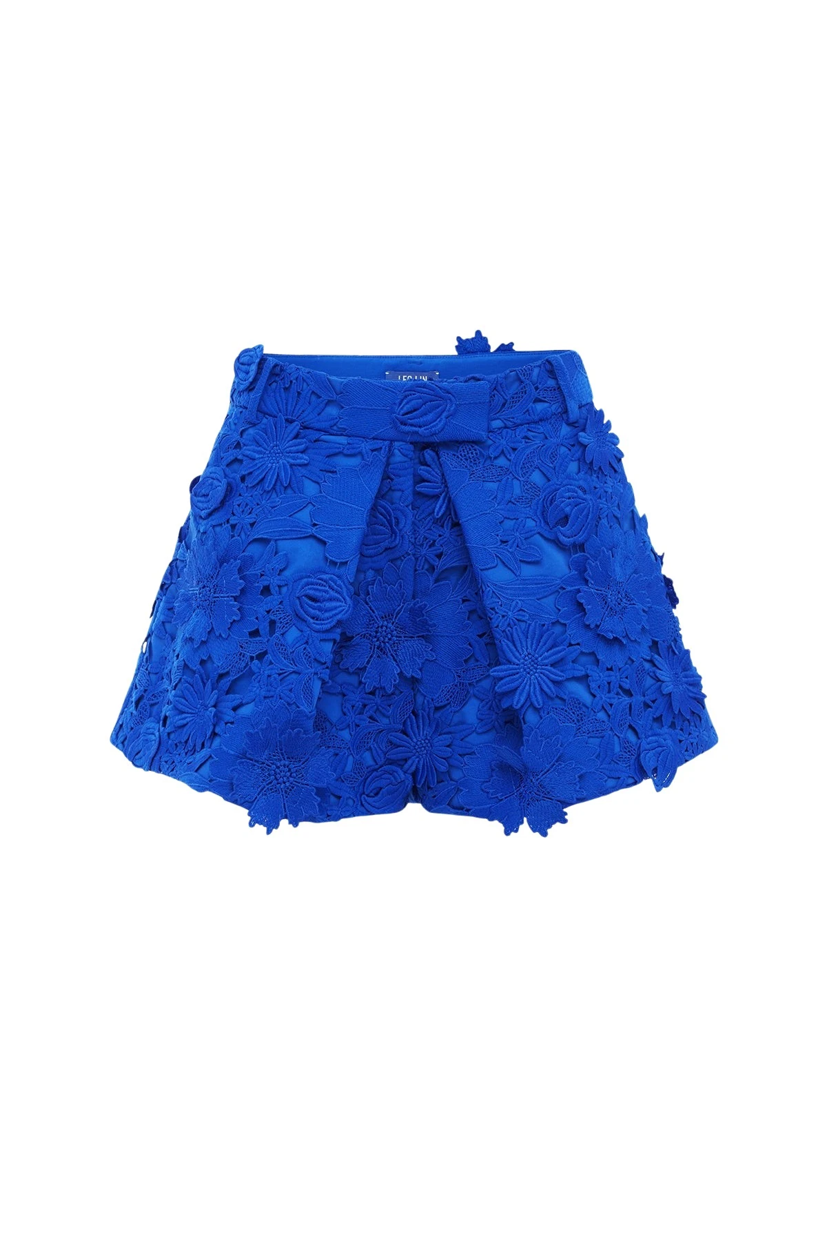 Leo-Lin-Josie62851_nobg Leo Lin Blue Shorts Premium lace shorts