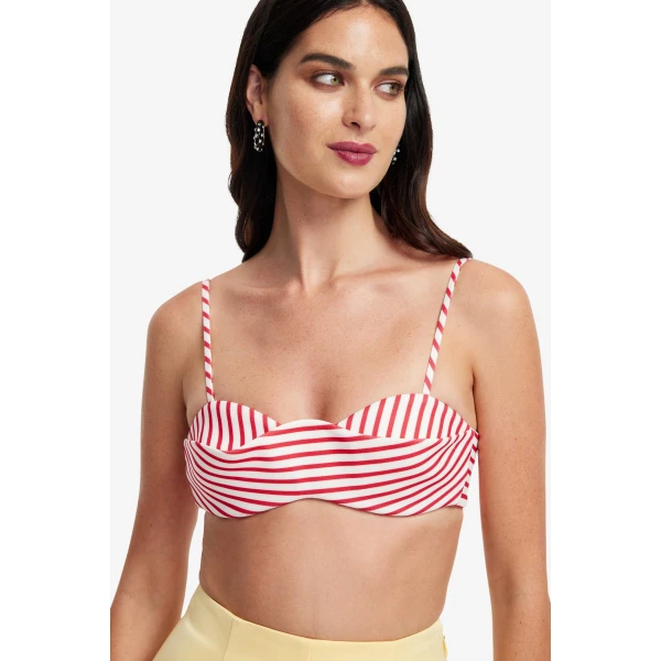 Full lining - Striped Bralette from Coveti