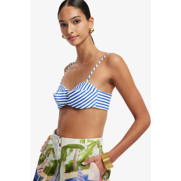 Full lining - Striped Bralette from Coveti