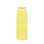 Leo Lin Yellow Skirts Premium maxi skirt