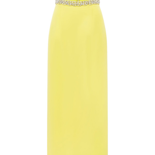 Leo Lin Yellow Skirts Premium maxi skirt