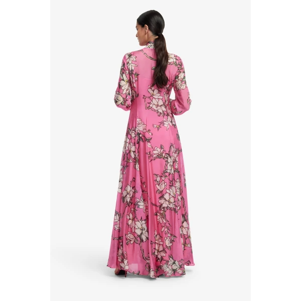 Exclusive LEO LIN Magnolia Print in Pink