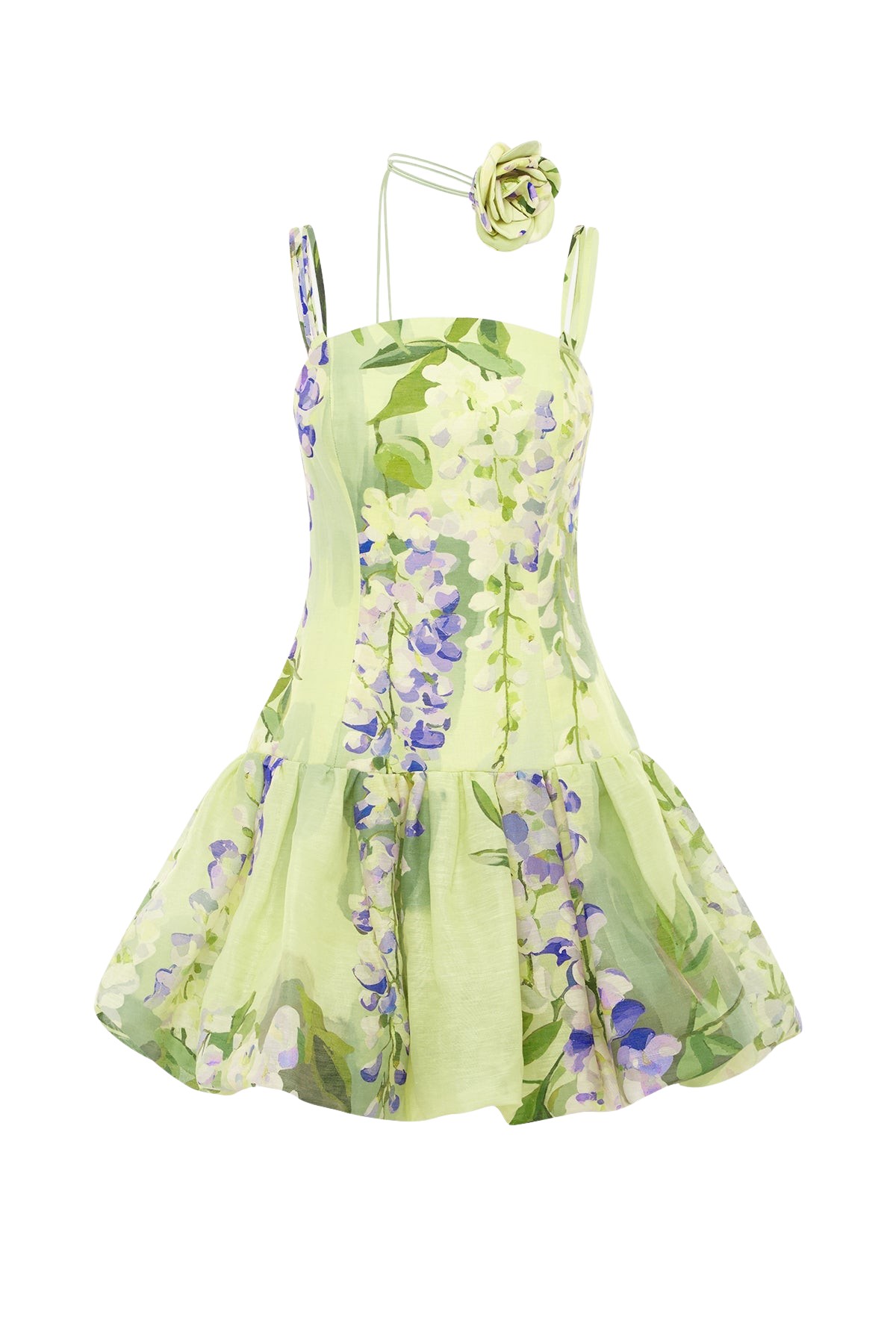 Leo Lin Lorena Puff Mini Dress