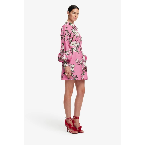 Premium linen mini dress
