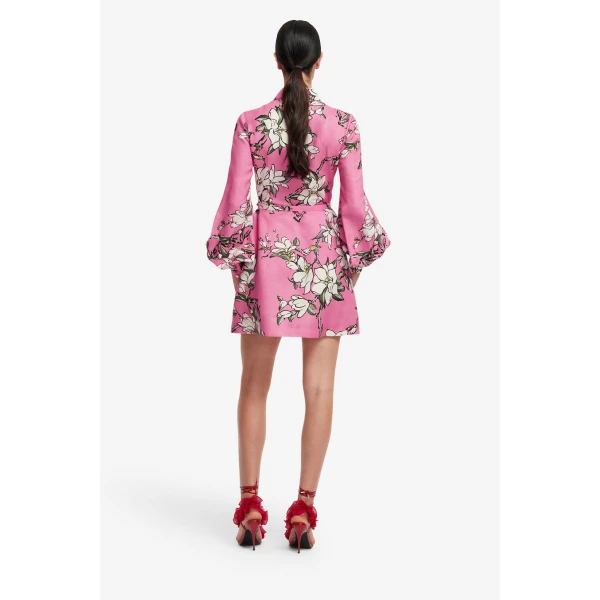 Exclusive LEO LIN Magnolia Print in Pink