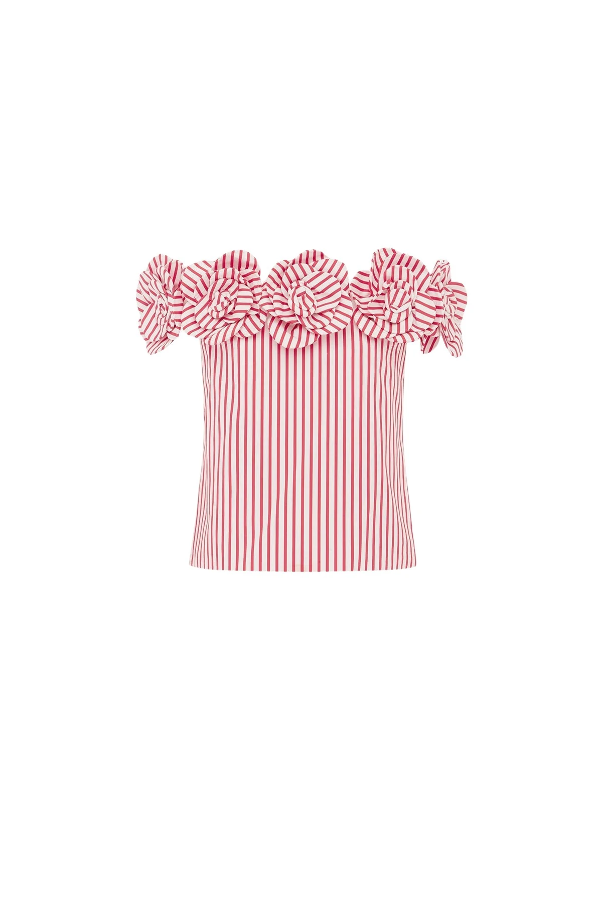 Leo-Lin-McKayla-684504_nobg Leo Lin Red Tops Premium cotton off shoulder top