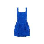 Leo Lin Blue Dresses Premium lace mini dress