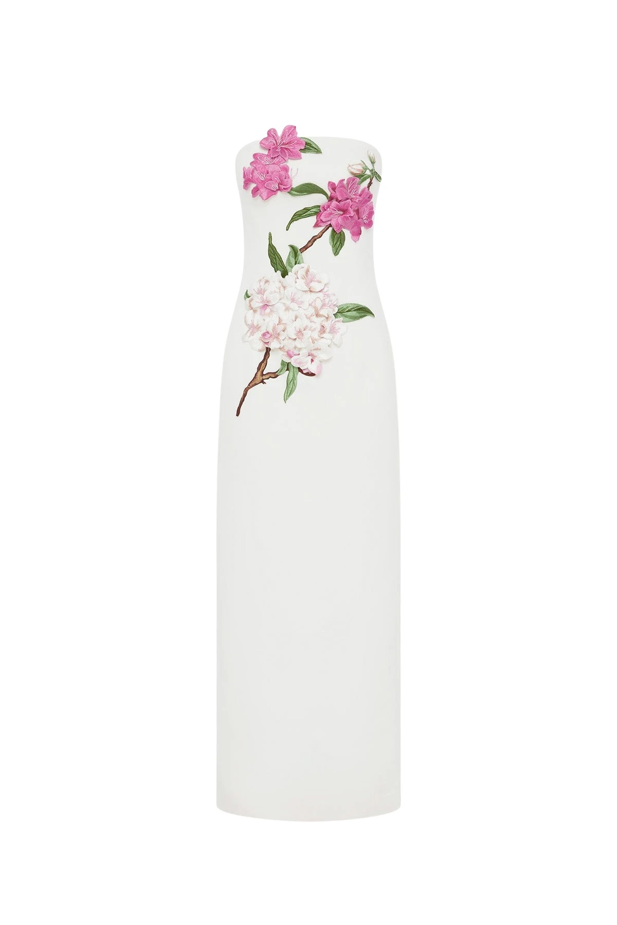 Leo-Lin-Rayna-844297_nobg Leo Lin White Dresses Blossoms and pears tangled together on a soft canvas. Fresh