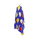 Leo Lin Blue Dresses An ode to the orchard. Lush pears are playfully scattered across a striking cobalt base