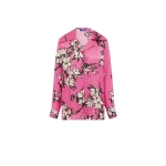 Leo Lin Pink Tops Soft pink and ivory magnolias scattered across a gentle base. Light