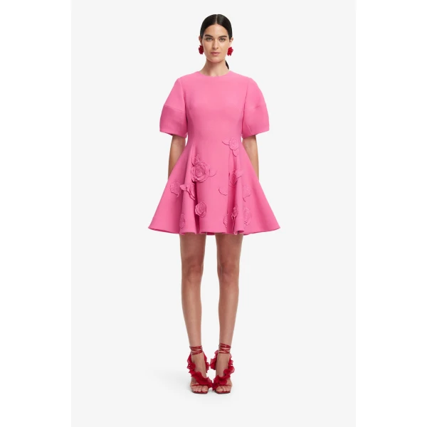 Leo Lin Simona Appliqué Mini Dress, view 2