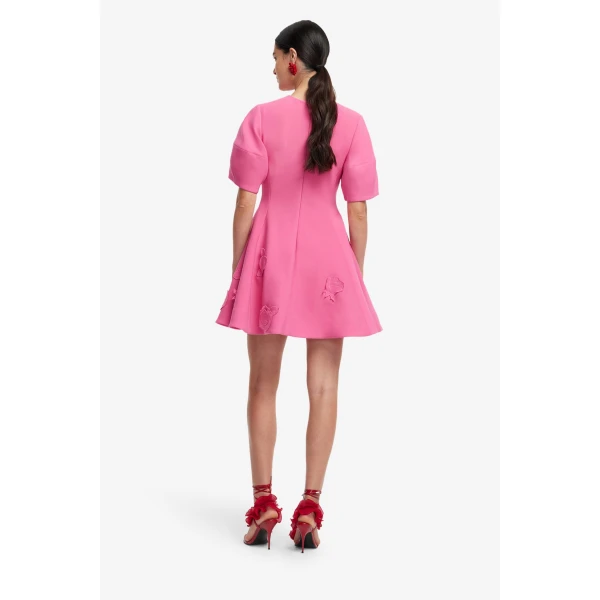 Leo Lin Simona Appliqué Mini Dress, view 5