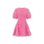 Leo Lin Pink Dresses Premium appliqué mini dress