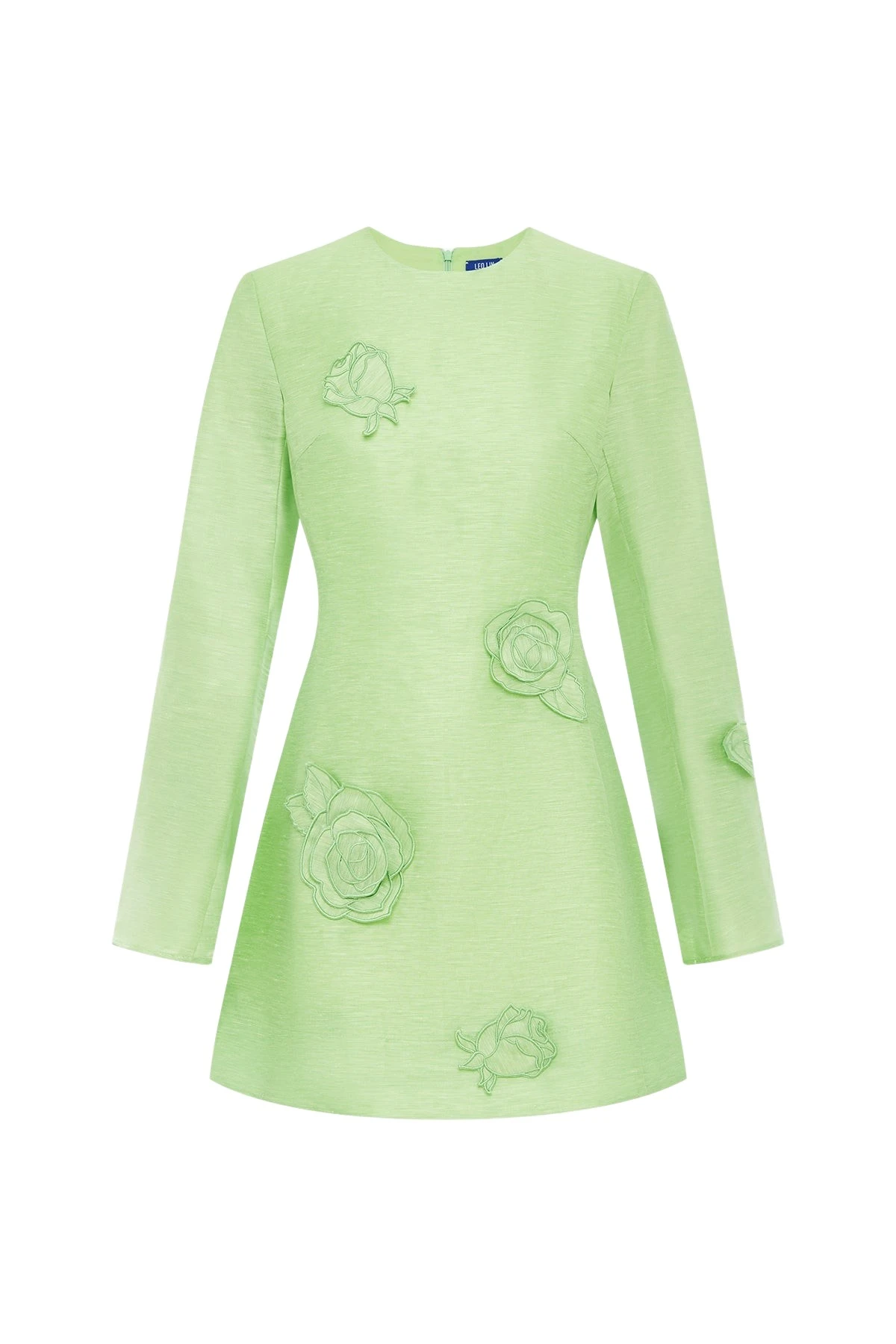 Leo-Lin-Suzanne27274_nobg Leo Lin Green Dresses Premium linen blend mini dress