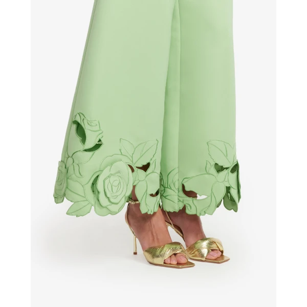 Invisible side zip closure - Appliqué Pants from Coveti