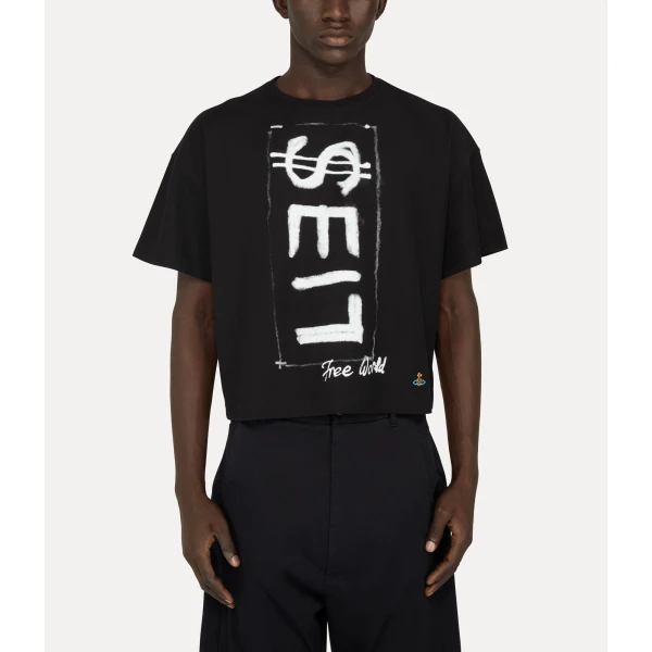 Vivienne Westwood Lies Box T-shirt - Vivienne Westwood Tops - Punk Luxury - Shop at Coveti