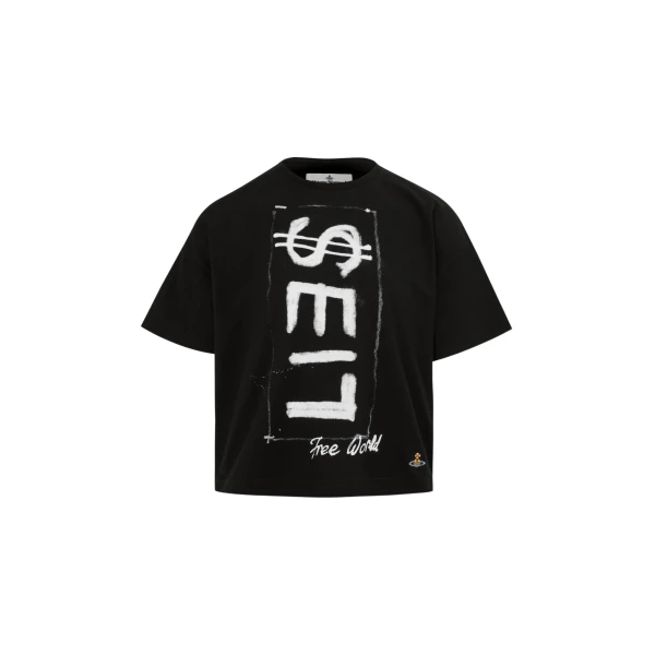 Vivienne Westwood Lies Box T-shirt - Vivienne Westwood Tops - Punk Luxury - Shop at Coveti