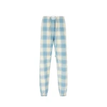 The Attico Light Blue And White Long Pant - The Attico Pants - Designed by Gilda Ambrosio & Giorgia Tordini - Shop at Coveti