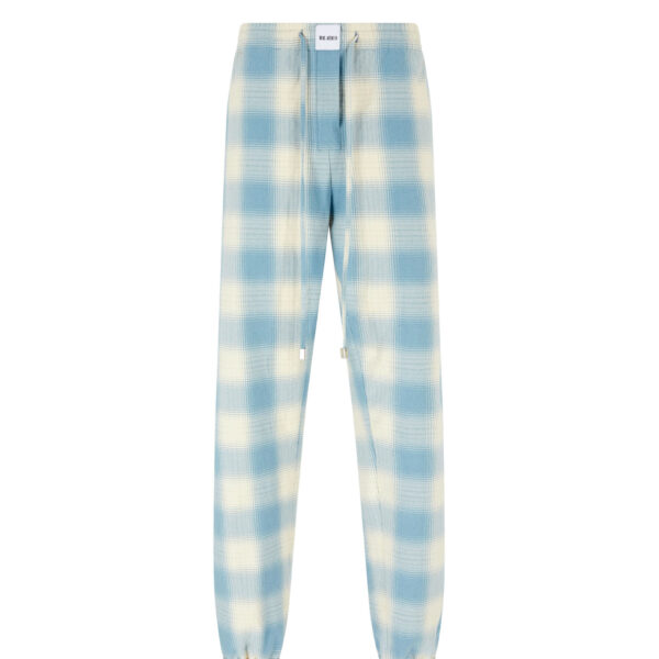 The Attico Light Blue And White Long Pant - The Attico Pants - Designed by Gilda Ambrosio & Giorgia Tordini - Shop at Coveti
