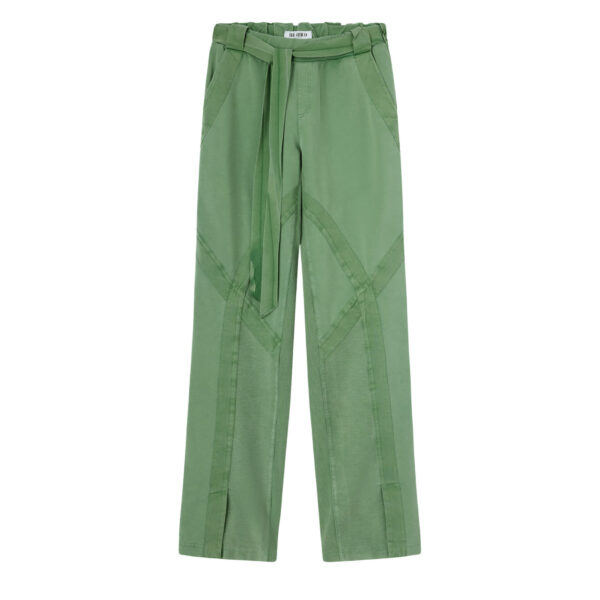 The Attico Light Green Long Pant - The Attico Pants - Designed by Gilda Ambrosio & Giorgia Tordini - Shop at Coveti