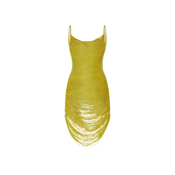 The Attico Light Green Mini Dress