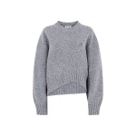 The Attico Light Grey Sweater - The Attico Knitwear - Designed by Gilda Ambrosio & Giorgia Tordini - Shop at Coveti