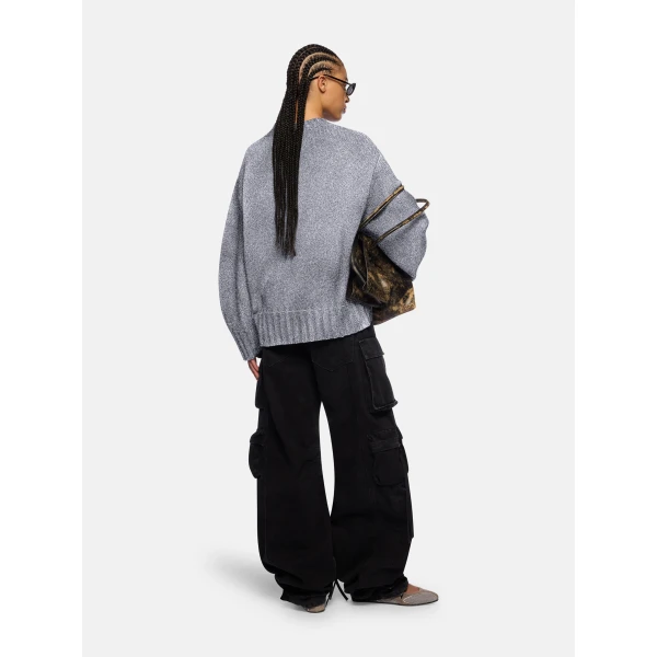 The Attico Light Grey Sweater, view 3