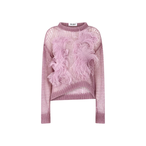 The Attico Light Mauve Sweater