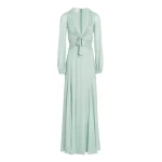 Giambattista Valli Long Acqua Dress With Bow - Giambattista Valli Dresses - Romantic Couture - Shop at Coveti