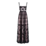 Giambattista Valli Long Corset Dress In Tulle With Floral Embroidery - Giambattista Valli Dresses - Romantic Couture - Shop at Coveti