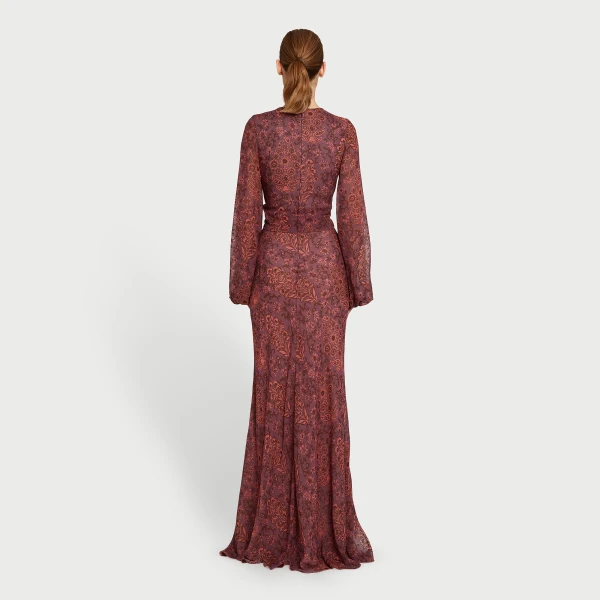 Giambattista Valli Long Cotton Paisley Field Dress - Giambattista Valli Dresses - Romantic Couture - Shop at Coveti