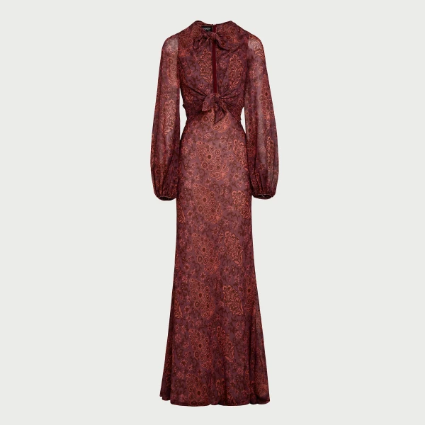 Giambattista Valli Long Cotton Paisley Field Dress - Giambattista Valli Dresses - Romantic Couture - Shop at Coveti