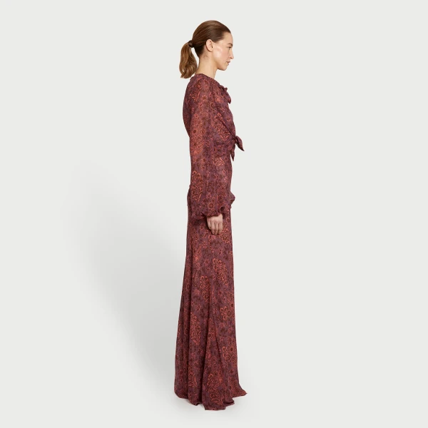 Giambattista Valli Long Cotton Paisley Field Dress - Giambattista Valli Dresses - Romantic Couture - Shop at Coveti