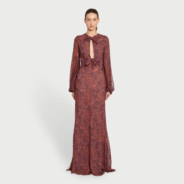 Giambattista Valli Long Cotton Paisley Field Dress - Giambattista Valli Dresses - Romantic Couture - Shop at Coveti