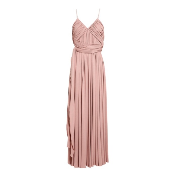 Giambattista Valli Long Pink Dress With Cape - Giambattista Valli Dresses - Romantic Couture - Shop at Coveti