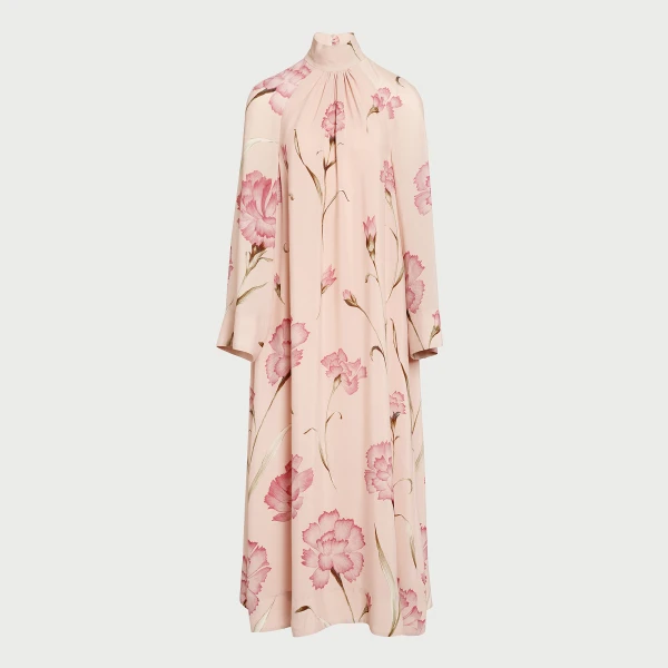 Giambattista Valli Macro Carnation Pink Kaftan Dress - Giambattista Valli Dresses - Romantic Couture - Shop at Coveti