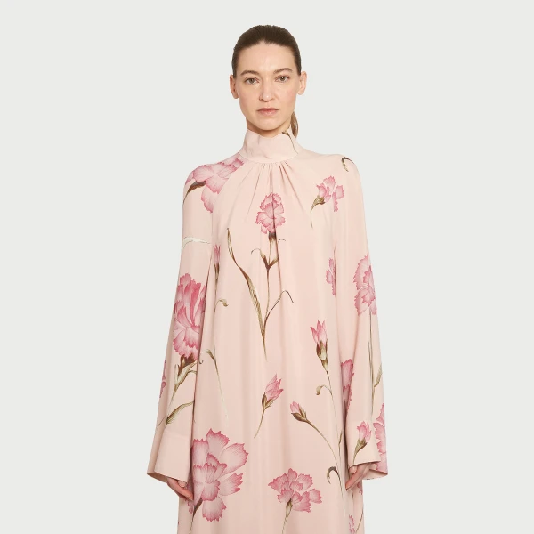 Giambattista Valli Macro Carnation Pink Kaftan Dress - Giambattista Valli Dresses - Romantic Couture - Shop at Coveti