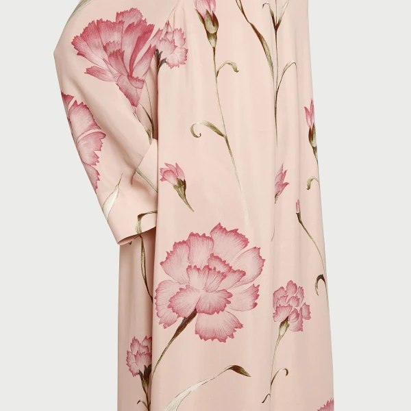 Giambattista Valli Macro Carnation Pink Kaftan Dress - Giambattista Valli Dresses - Romantic Couture - Shop at Coveti