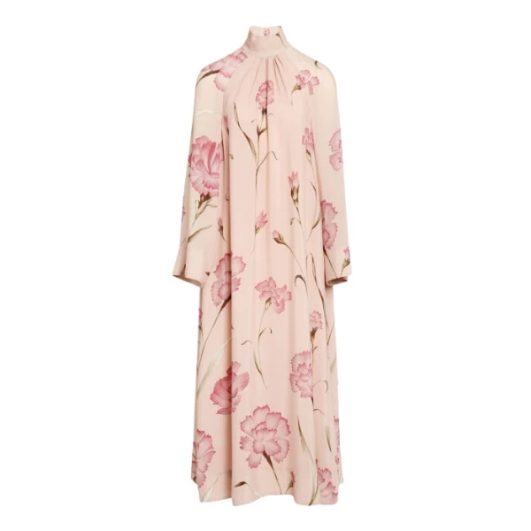 Giambattista Valli Macro Carnation Pink Kaftan Dress - Giambattista Valli Dresses - Romantic Couture - Shop at Coveti