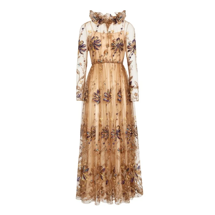 Midi-Kaleido-Flower-Embroidered-Tulle-Dress-Giambattista-Valli-Dresses-776485_nobg Giambattista Valli Midi Kaleido-Flower Embroidered Tulle Dress - Giambattista Valli Dresses - Romantic Couture - Shop at Coveti